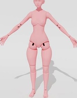 Ball jointed doll | 3D