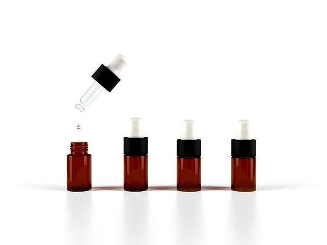 Serum Bottle in Amber Glass