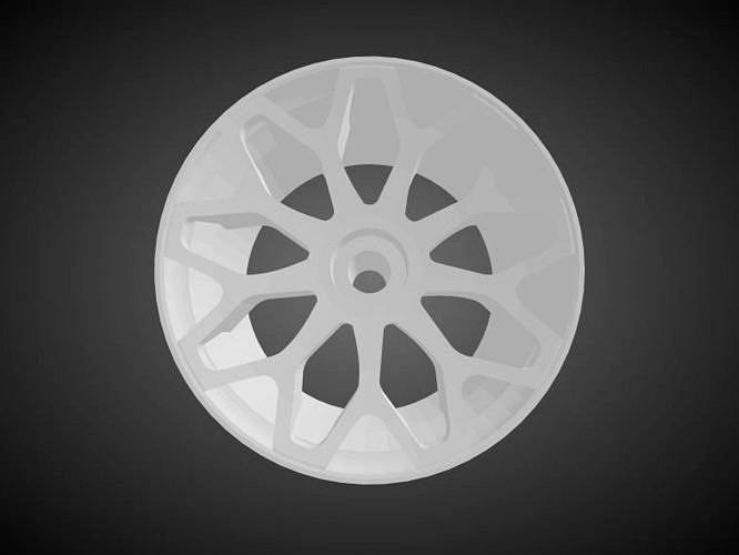 Forgiato Drea rims for Hot Wheels | 3D
