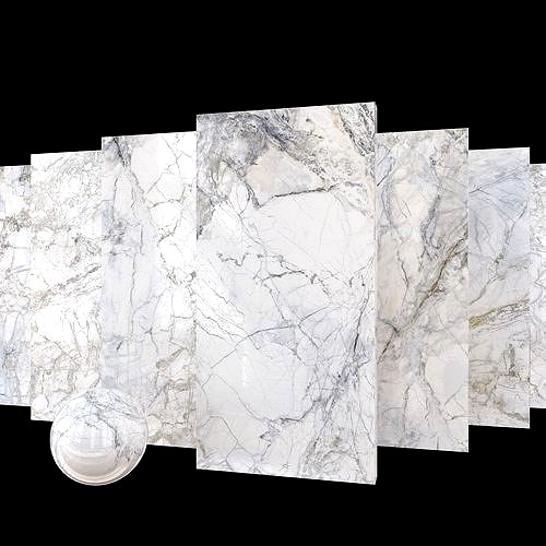 Marble Set Museum Supreme White 80x160 Set