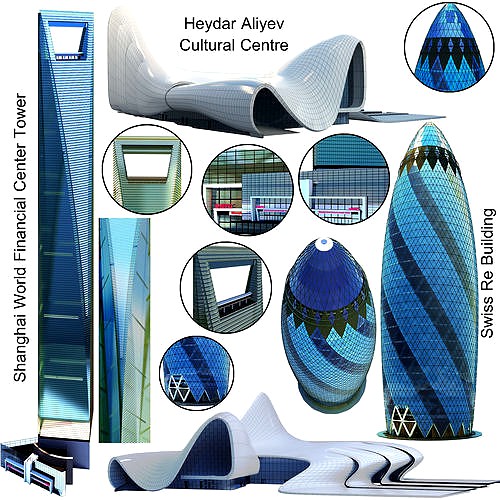 Shanghai World Financial Center and Swiss Re and Heydar Aliyev