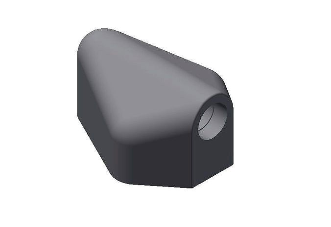 Mehari rearview support - print model | 3D