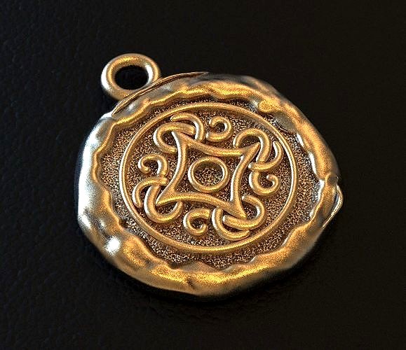 Viking ornament  pagan symbol amulet  pendant | 3D