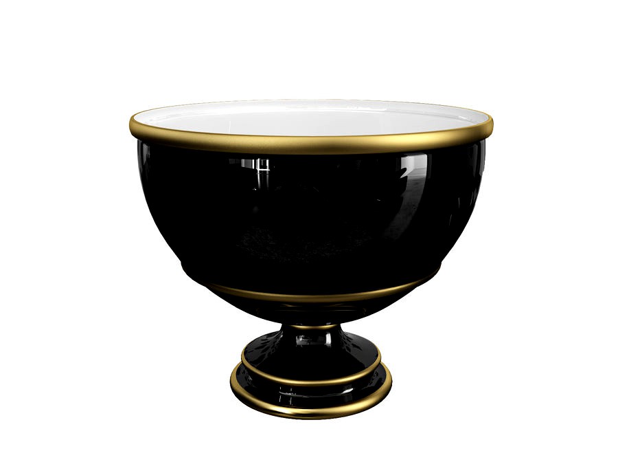 Black and Gold Vase 1
