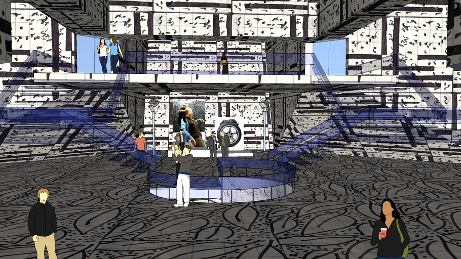 ARCH1101 2008 Studio 1 Final Model 3d