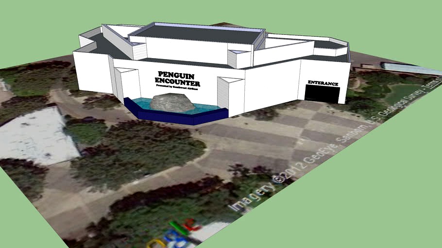 SeaWorld San Diego - Penguin Encounter 3d model