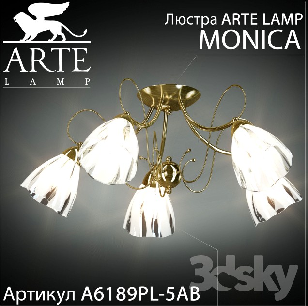Chandelier Arte lamp Monica A6189PL-5AB