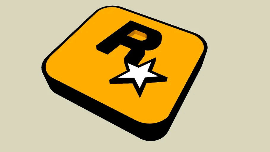Rockstar games помощь. Rockstar games. Рокстар значок 3д. Rockstar games logo аксессуары. Rockstar games logo GTA 6.