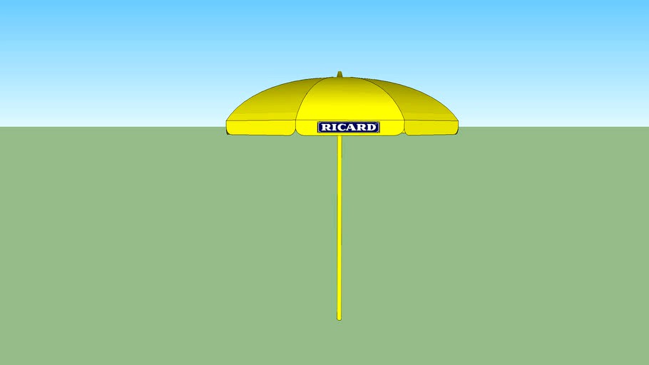 Parasol ricard 3d model