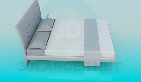 3D Model Wide bed