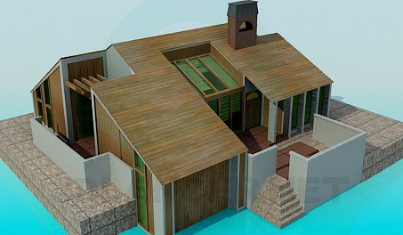 3D Model Country house