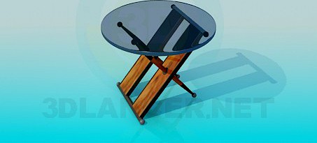 3D Model Folding table