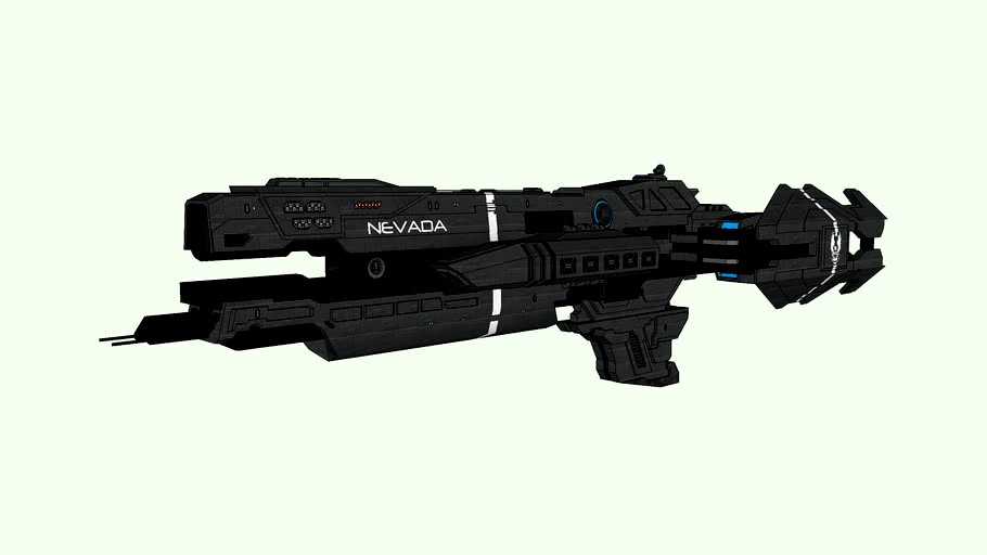 Halo UNSC Frigate Nevada