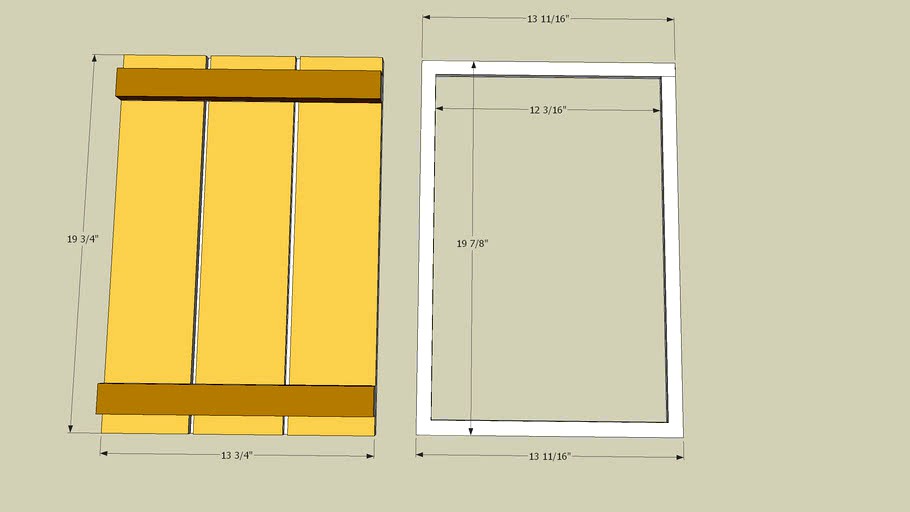 Flat Cover with Rim