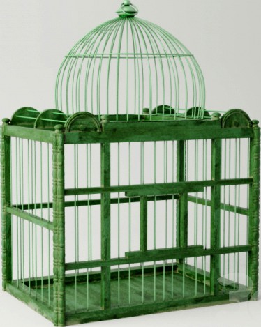 Green Decorative Cage / ZARA HOME