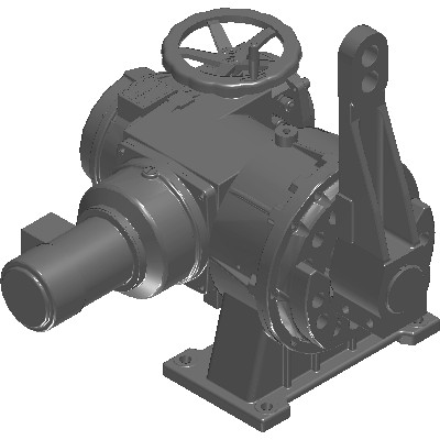 MPS - Part-turn Lever Actuator with a Constant Output Speed - IP55