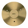 Brass and Stainless Steel Covers for Round Floor Boxes - NPS Opening