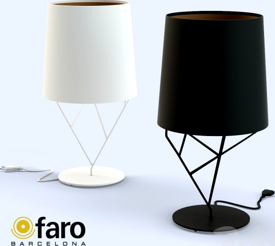 FARO / TREE  table lamp Black &amp; White