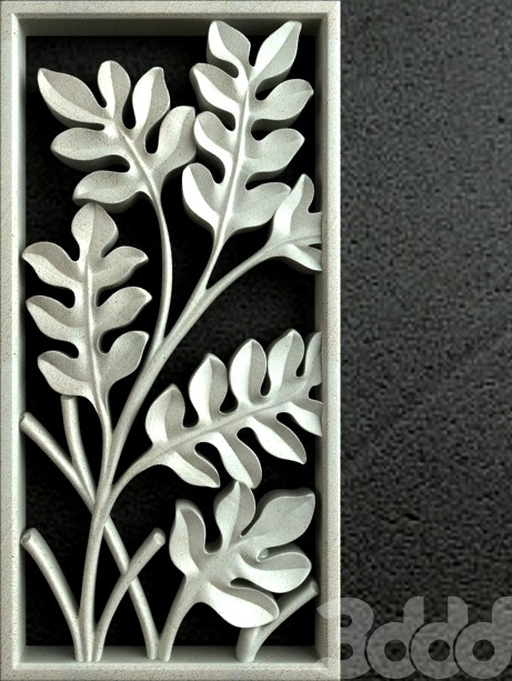 Carving Leaf 002