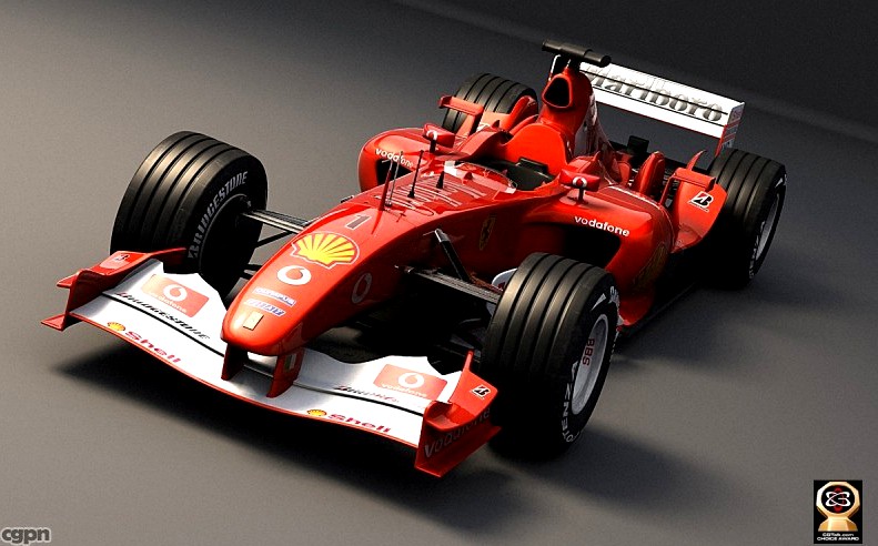 Formula 1 Ferrari F2003GA3d model