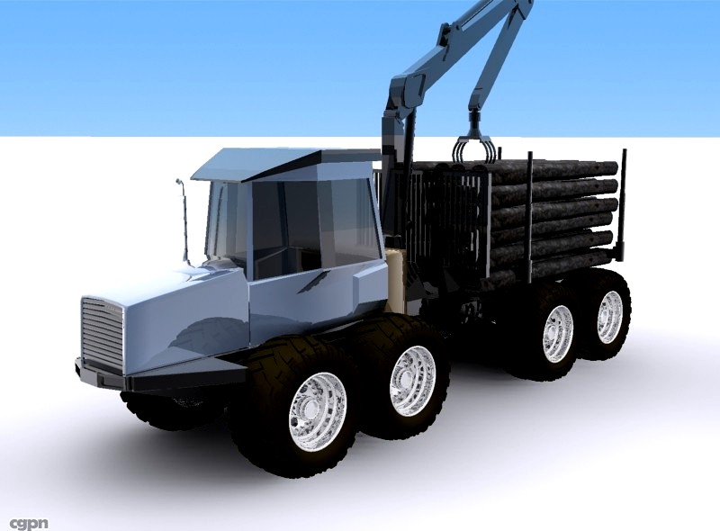 Forest machine3d model