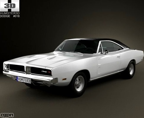 Dodge Charger RT 19693d model