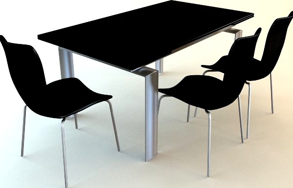 Table Chair Set 433903d model