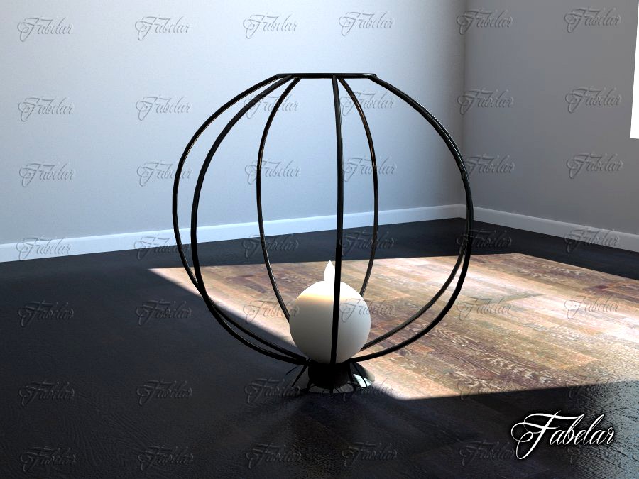 Floor lamp 033d model