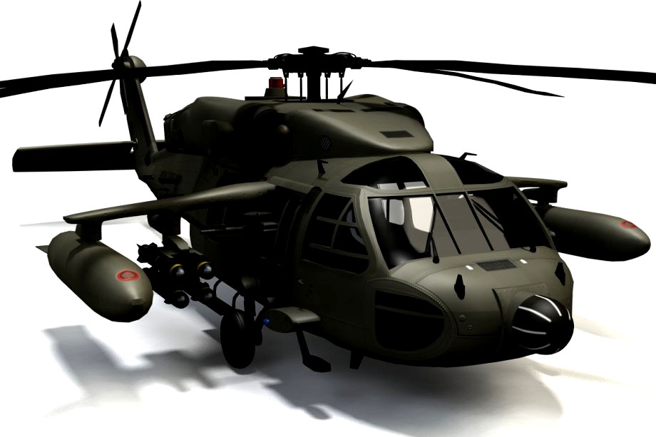 Sikorsky MH60A Blackhawk v23d model