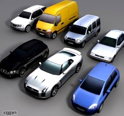 Cars Collection3d model