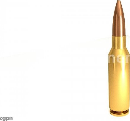 30 millimeter bullet3d model