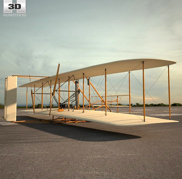 Wright Flyer3d model