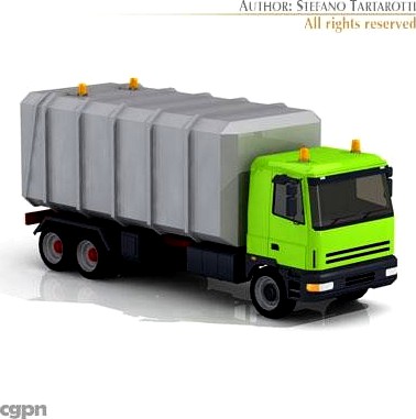 Garbage Truck3d model