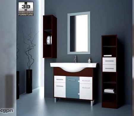 Bathroom 06 Set3d model