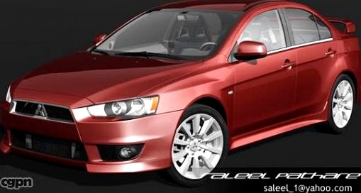 Mitsubishi Lancer3d model