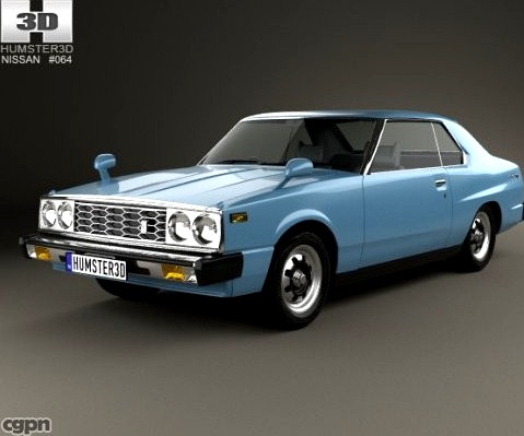 Nissan Skyline (C210) GT Coupe 19773d model