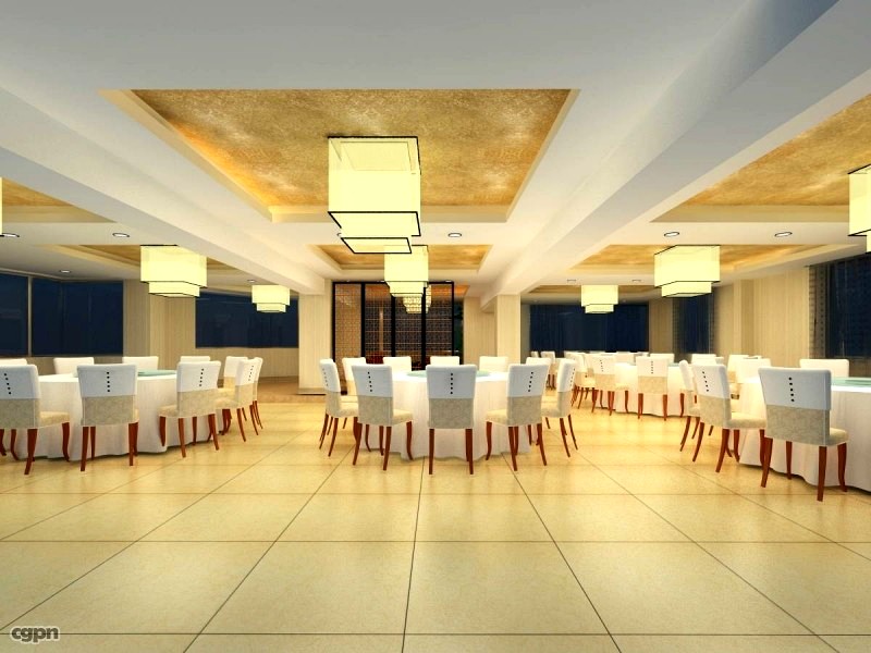 Restaurant Space 1223d model
