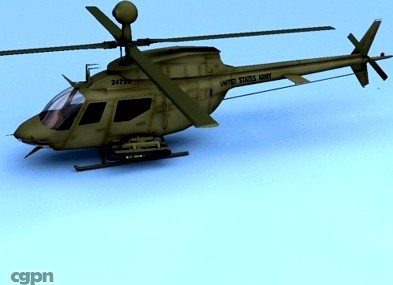 OH-58D Kiowa Warrior3d model