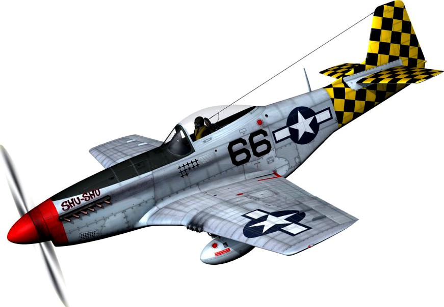 North American P-51D Mustang - Shu Shu3d model