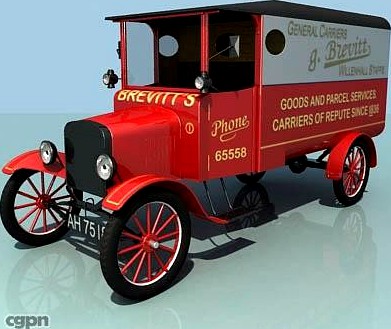 parcel carrier3d model