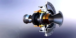 Orenda 9/10 jet engine Centre bearing assembly