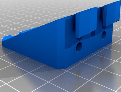 Ender 3 / Pro / V2 Z axis motor mount - T Nut cutouts by VashBaldeus