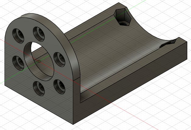 Tarmo4 higher kV motor mount (no chassis mod) (part 8A) by ratchet_hamster