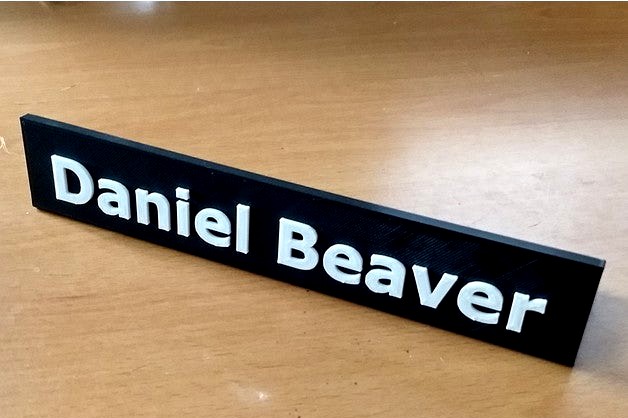 Configurable Nameplate by danielbeaver