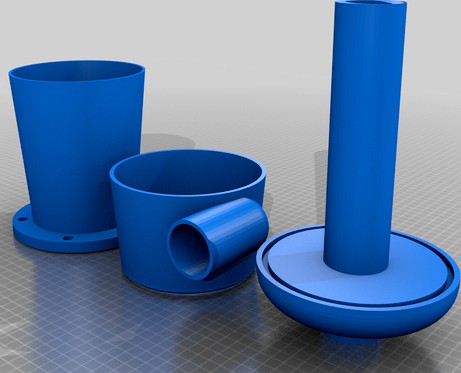 cyclon separator v1.0 by Orech3Dprint