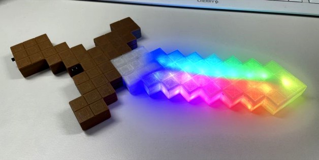 Minecraft LED Sword by timgoe