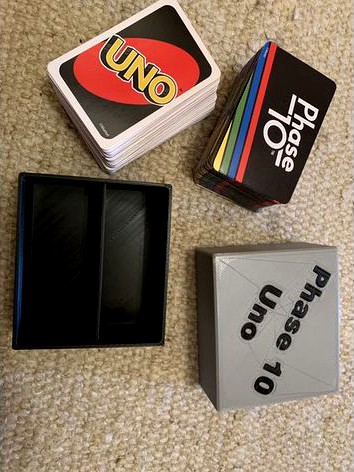 Card Game Box for Uno and Phase 10 by microcheese
