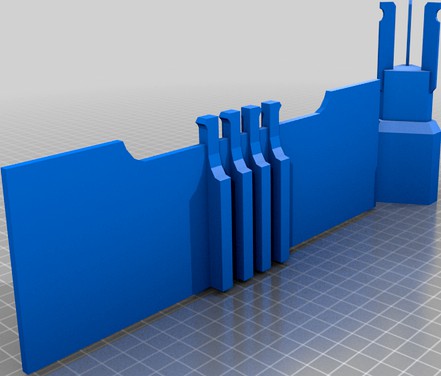 epic 40k - eldar walls by jimjimjimmyjim