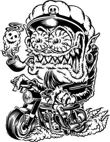 Monster stencil by Longquang