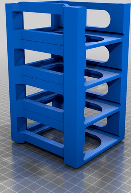 Raspberry Pi 4 2U rack-mount bracket - no supports, no ends by hhoppert